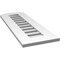 Ekena Millwork Arch Top Surface Mount PVC Gable Vent: Non-Functional, w/ 3-1/2"W x 1"P Standard Frame, 12"W x 32"H GVPAR12X3201SN - alternate 3
